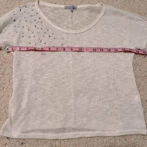 Charlotte Russe White 3/4 sleeve